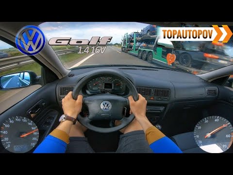 Volkswagen Golf mk4 1.4 16V (55kW) |42| 4K TEST DRIVE POV - SOUND, ACCELERATION & ENGINE🔸TopAutoPOV