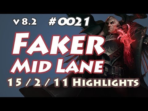 SKT T1 Faker - Swain vs Katarina - KR LOL Highlights | 페이커 스웨인