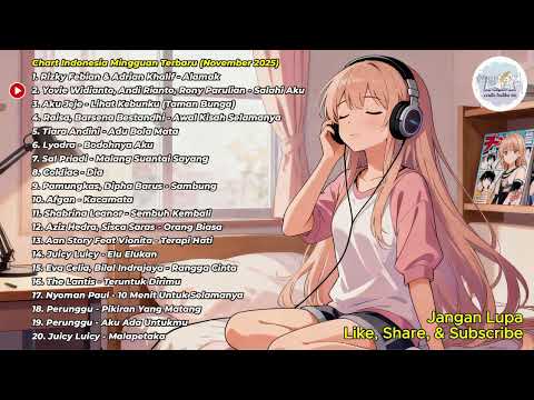 CHART LAGU INDONESIA TERBARU NOVEMBER 2025 - TANPA IKLAN