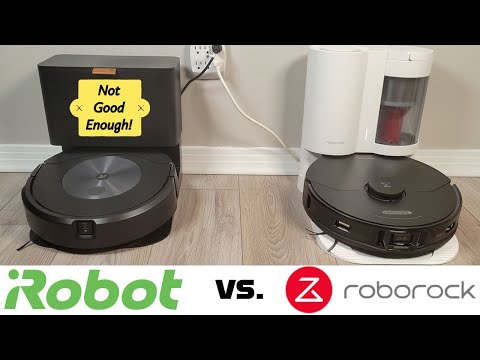 Roborock S7 MaxV+ Compared to iRobot Roomba Combo J7+ - Robot Vacuum Tests