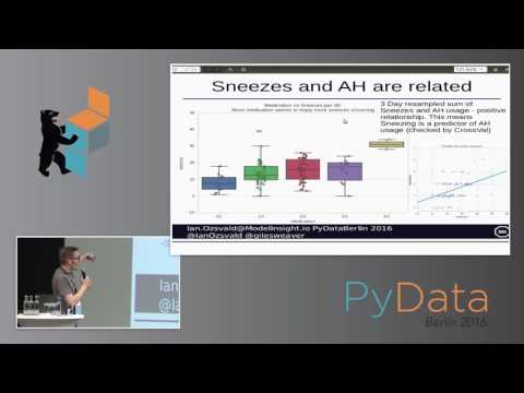 Ian Ozsvald - Statistically Speculating on the Source of Sneezes and Sniffles