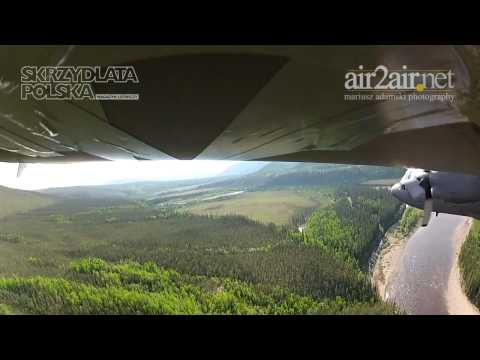 Red Flag Alaska 2012 - Polish Air Force C-130 Hercules low passes in the valleys
