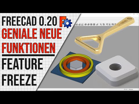 FreeCAD 0.20 Feature Freeze - Geniale neue Funktionen im Part Design (DE)