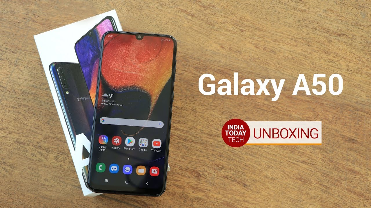 Galaxy A50 Unboxing and Quick Review | India Today Tech