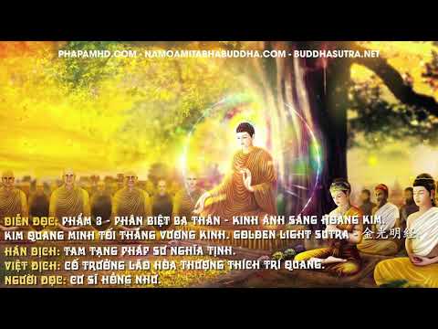 Phần 3 – Phẩm 03. Phân Biệt Ba Thân, Kinh Ánh Sáng Hoàng Kim