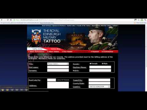 How To Book Tickets For The 2011 Royal Edinburgh Military Tattoo