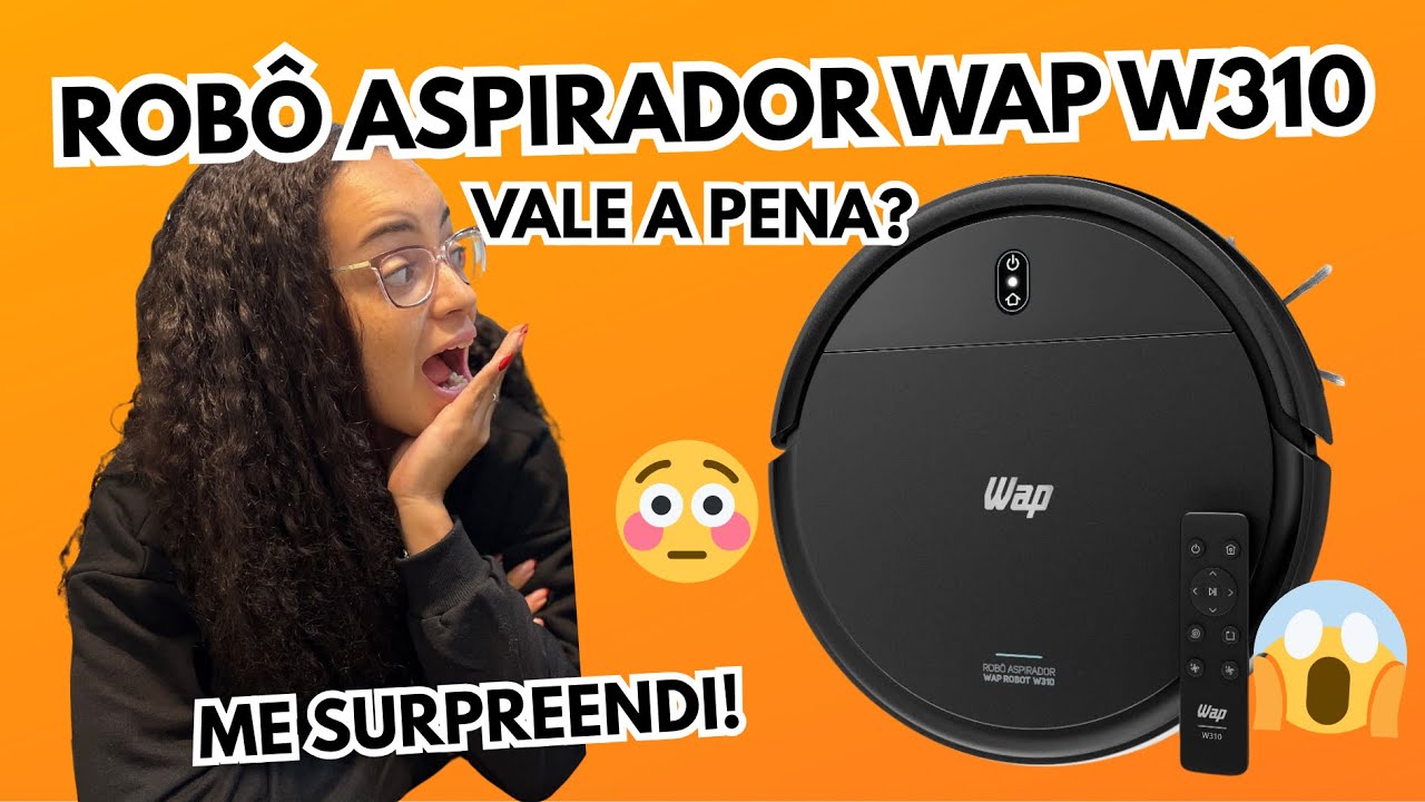 Miniatura da avaliação em vídeo de Robô Aspirador WAP W96 Super Slim Preto