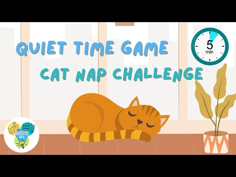 The Cat Nap Challenge 🐱💤 | Mindfulness Exercise | Quiet Time for Kids