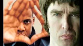 WORLD EXCLUSIVE! JAY Z Records with NOEL GALLAGHER and producer DJ K-DELIGHT
