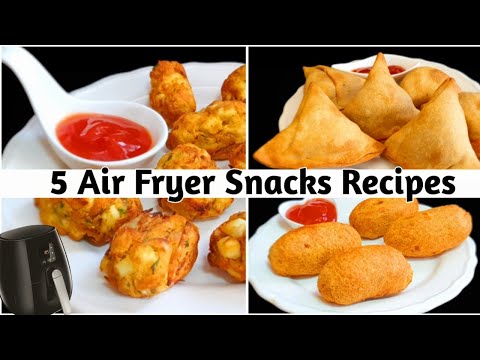 5 Airfryer Iftar Snacks Recipes | Air Fryer Snacks Recipe | Ramadan Special Recipes