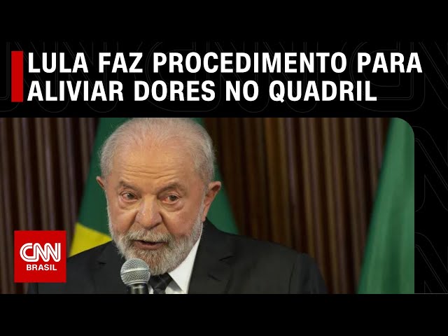 Lula faz tratamento para aliviar dores no quadril em hospital de São Paulo | LIVE CNN