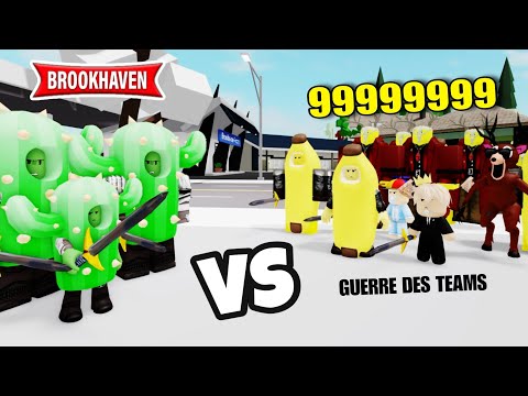 CACTUS VS 99999999999 BANANAS / BABIES / CULTIST! BROOKHAVEN - ROBLOX
