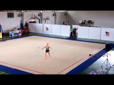 Campionato regionale serie D. Categoria open. Giulia Di Gregorio al cerchio.30/04/2016