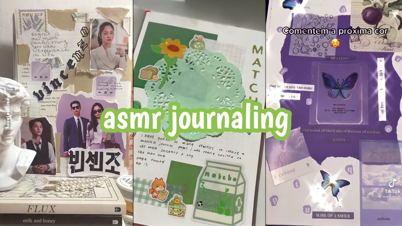 asmr journaling | tiktok compilation