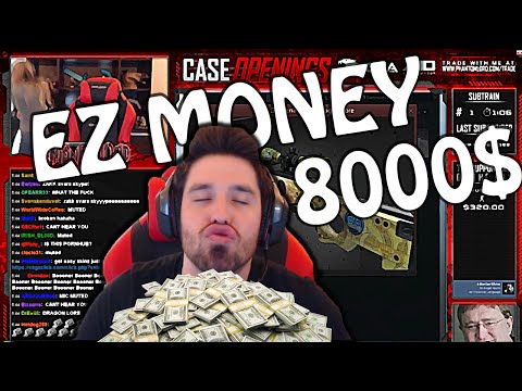 Phantoml0rd wins 8000$ with 340$ bet! INSANE LUCK!