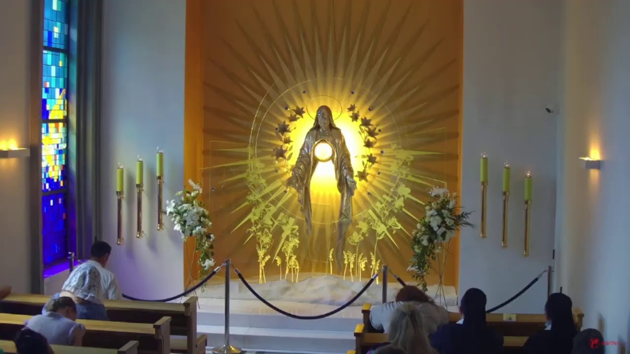 Adoração perpétua ao Santíssimo Sacramento.