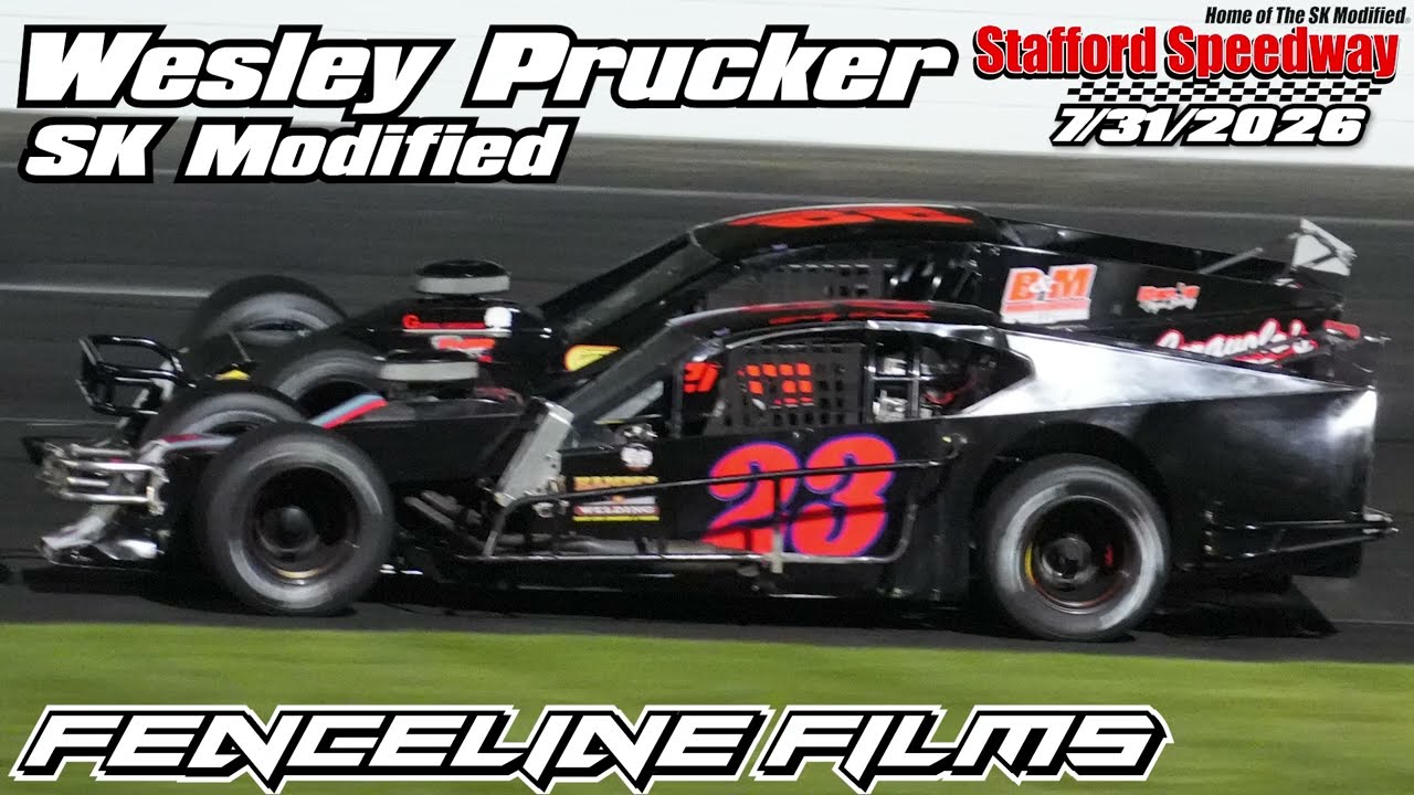 Wesley Prucker in SK Modified at Stafford Speedway