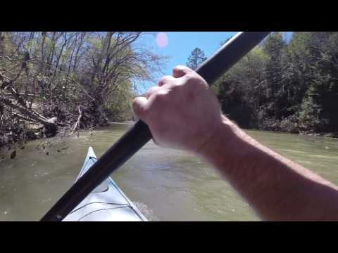 Bear Creek at Hamilton Alabama Kayaking upstream