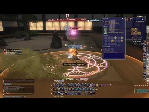 FFXIV Random Clip - HoH BLM Landmine Tricks (No Sound)