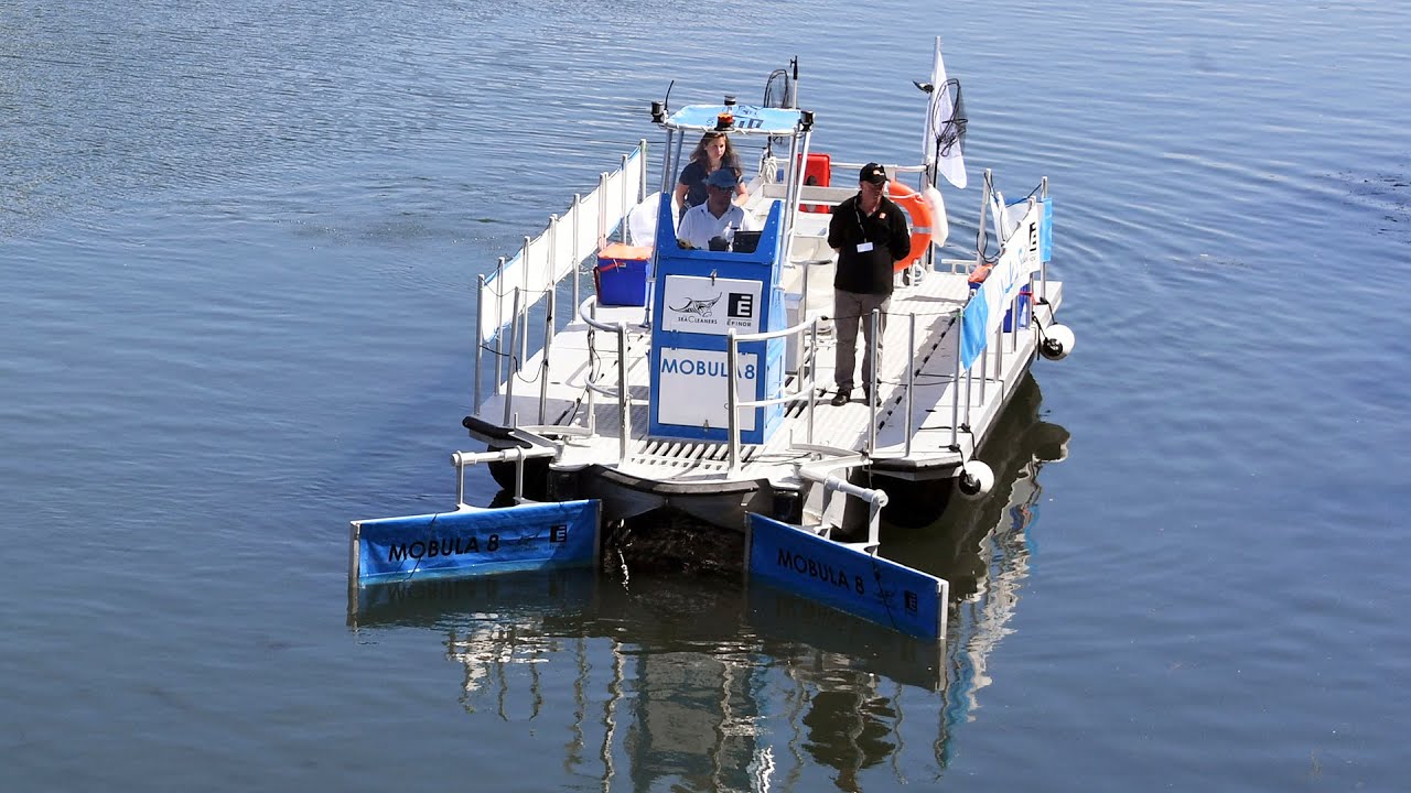New SeaCleaner Mobula 8 Launches To Clean Up Ocean Plastic and Oil Spills