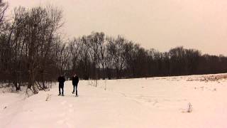 preview picture of video 'Snowshoeing - Liberty Loop, Wallkill River National Wildlife Refuge'