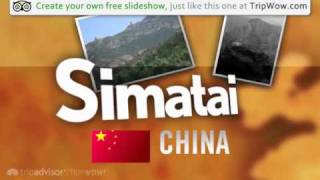 preview picture of video 'Simatai and the zip line Elissabeth417's photos around Simatai, China (great wall zip line)'