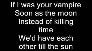 Marilyn Manson-If I was your Vampire (Lyrics)