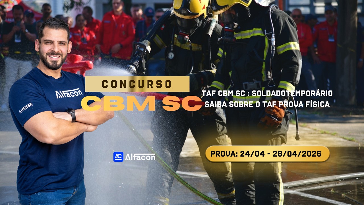 TAF CBM SC : SoldadoTemporário saiba sobre o TAF Prova Física Prof Edinaldo Nogueira