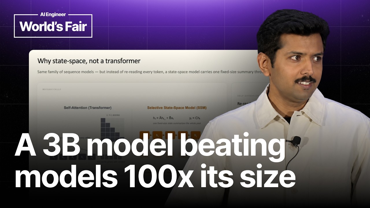 From Scratch to SOTA: Training a 3B State-Space Vision Model — Krishna Prasad Srinivasan, Sarvam