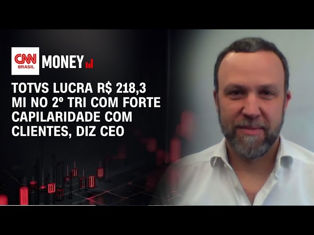 Totvs lucra R$ 218,3 mi no 2º tri com forte capilaridade com clientes, diz CEO | Money News