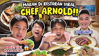 Download lagu MAKAN DI RESTORAN VIRAL PUNYA CHEF ARNOLD! MAKANANNYA KOK GINI... mp3
