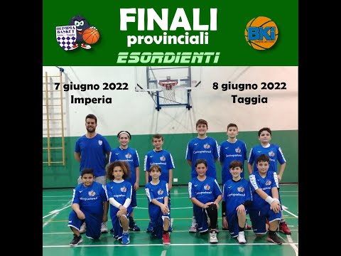 Esordienti M finali gara 2: Olimpia Basket vs Imperia BKI Riviera dei Fiori - 08/06/2022