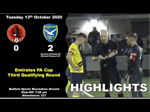 Match Highlights Vrs Canvey Island - Emirates FA Cup 3rd Qualifying Round , 13th October 2...