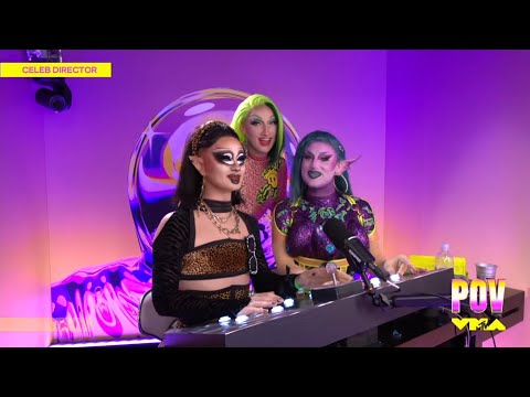 Dawn, Plasma and Amanda Tori Meating causing CHAOS backstage at the VMAs