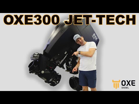 Review of the Amazing Diesel Outboard Waterjet Engine by OXE Marine (OXE300 Jet-Tech)