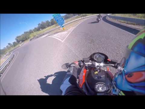 Aprilia Shiver 750 -Ducati Monster 696 - Tmax killing.. (THE RS BROTHERS)