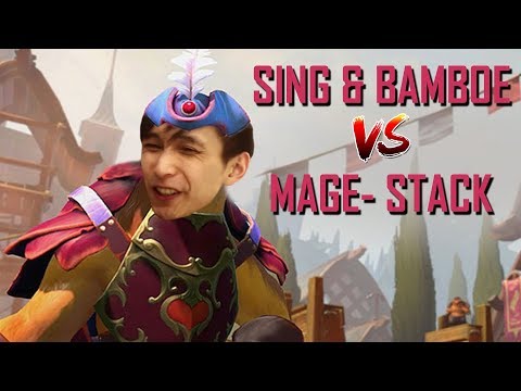 SING & BAMBOE STACK VS MAGE- STACK (SingSing Dota 2 Highlights #1077)