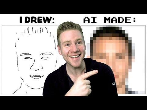 AI Turned my sketches into Realistic Portraits!? - This is getting Scary...