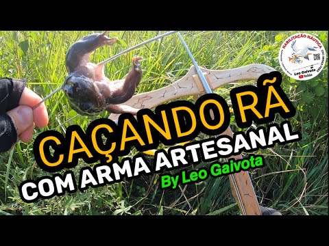 CAÇANDO RÃ COM ARMA ARTESANAL NA MATA DO GERICINÓ.  #habilitaçãonautica.