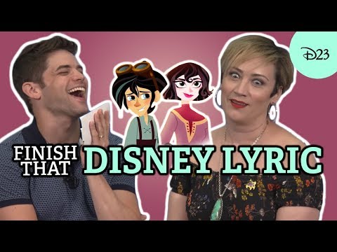 Finish that Disney Lyric with Jeremy Jordan and Eden Espinosa