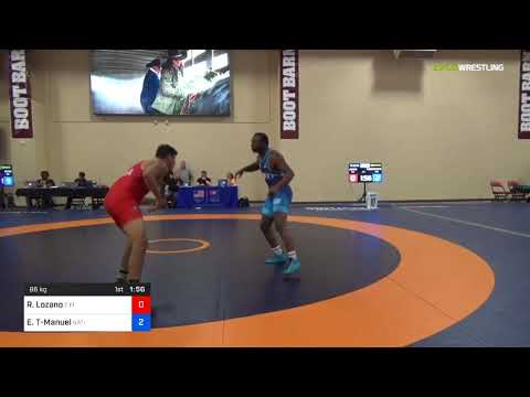 2018 Marine Corps US Open/Senior Men's Freestyle 86 Con 16 #2 - Ruben Lozano (Z Fi) Vs. Elton Turn