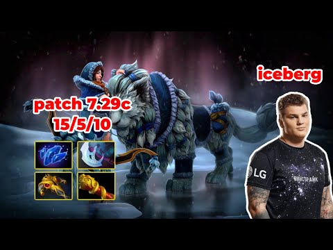 Iceberg Mirana Mid - DOTA 2 7.29c - MMR rank - Dota2 Gameplay [Learn To PRO dota2]