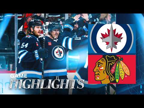 Winnipeg Jets vs. Chicago Blackhawks - Game Highlights