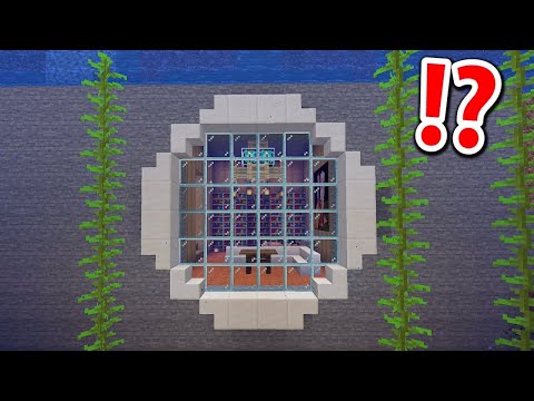 How To Build A Modern Underwater Secret Base in Minecraft