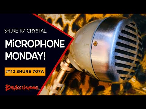 Blues Harp Mic - Chicago Blues Harmonica Tone with Shure 707A and R7 Crystal! Microphone Monday #112