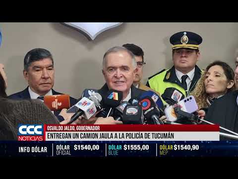 01 Entregan un camion jaula a la Policía de Tucumán
