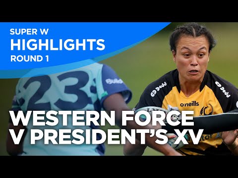 Western Force v President’s XV Highlights | Round 1 | Super W 2021