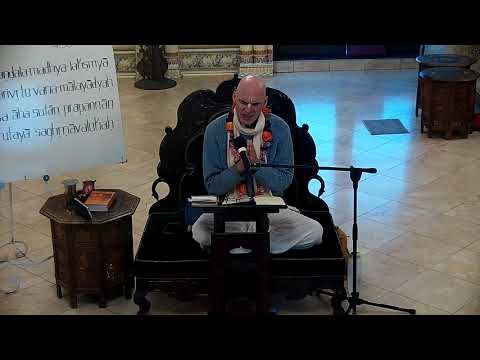 ISKCON SanDiego: "Krsna is the source of Brahman" & SB(4.30.7) by HG Rajendranandana Dasa 4/16/2021