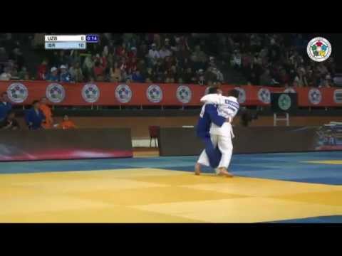 Judo Grand-Prix Samsun 2013: Mirzahid FARMONOV (UZB) - Golan POLLACK (ISR) Semi Final [-66kg]