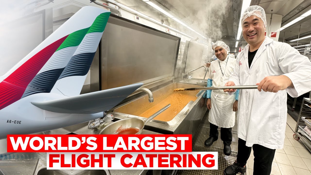 Inside World’s Largest Airline Kitchen - Emirates Flight Catering